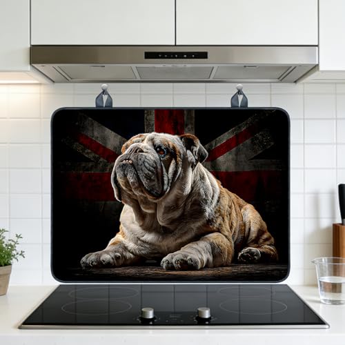 Image of Nuxovilar Bulldog Union Jack Stove Cover Diatomaceous 28.65x20.47 In