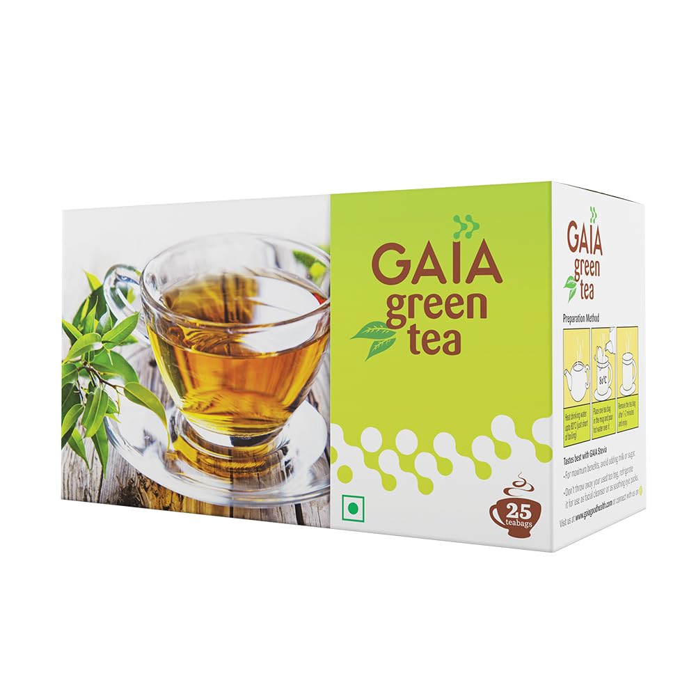 Gaia Green Tea Honey & Lime 25 tea bags (Pack of 3) — Amazon image 10