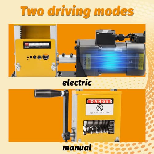 Machine à dénuder les câbles de 1 à 17 mm manuelle et électrique avec lames intégrées - 5