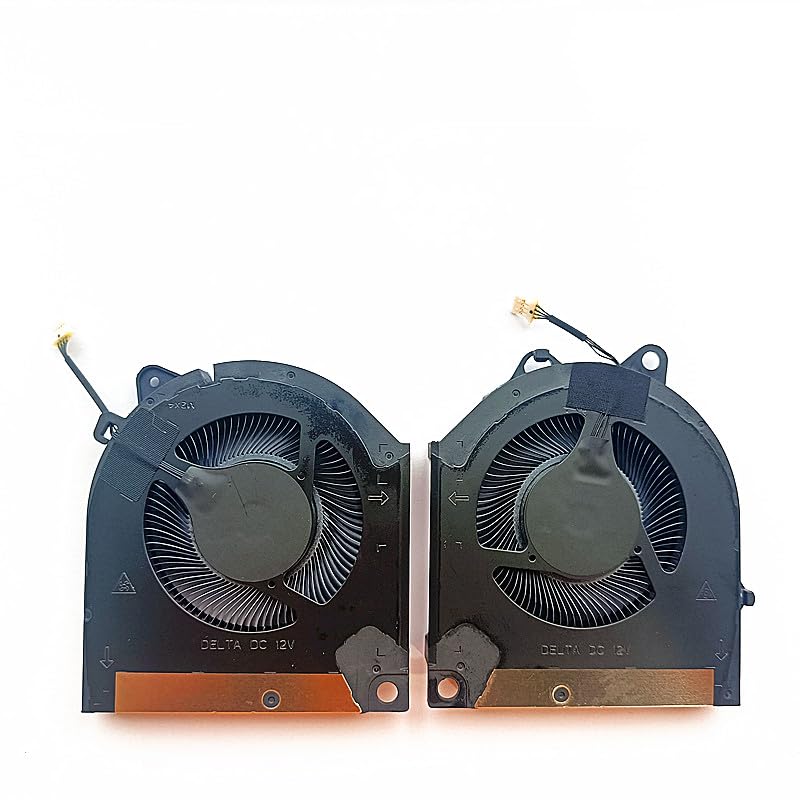 New Laptop CPU + GPU Cooling Fan Replacement for DELL G15 5530 2023 Series EG75071S1-C290-S9A EG75071S1-C280-S9A DC 12V Fan （Cannot be Used for DC5V Fans）
