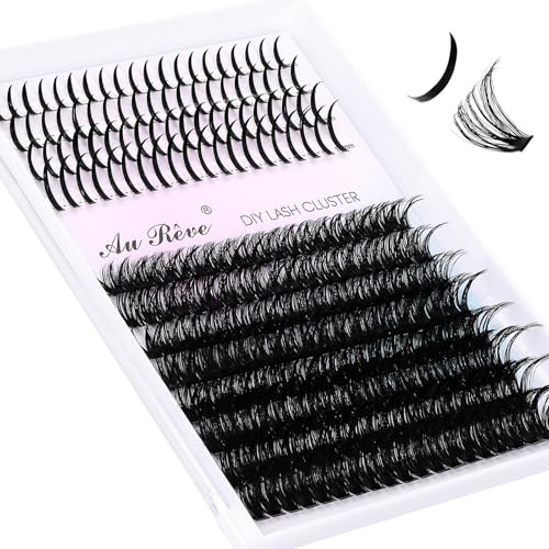 Lash Clusters Spikes Eyelash Clusters with Spiky Cluster 14-20mm Fluffy Volume 80D Individual Lashes Lash Extensions Wispy D Curl Manga Natural Cluster Anime Eyelash Extensions