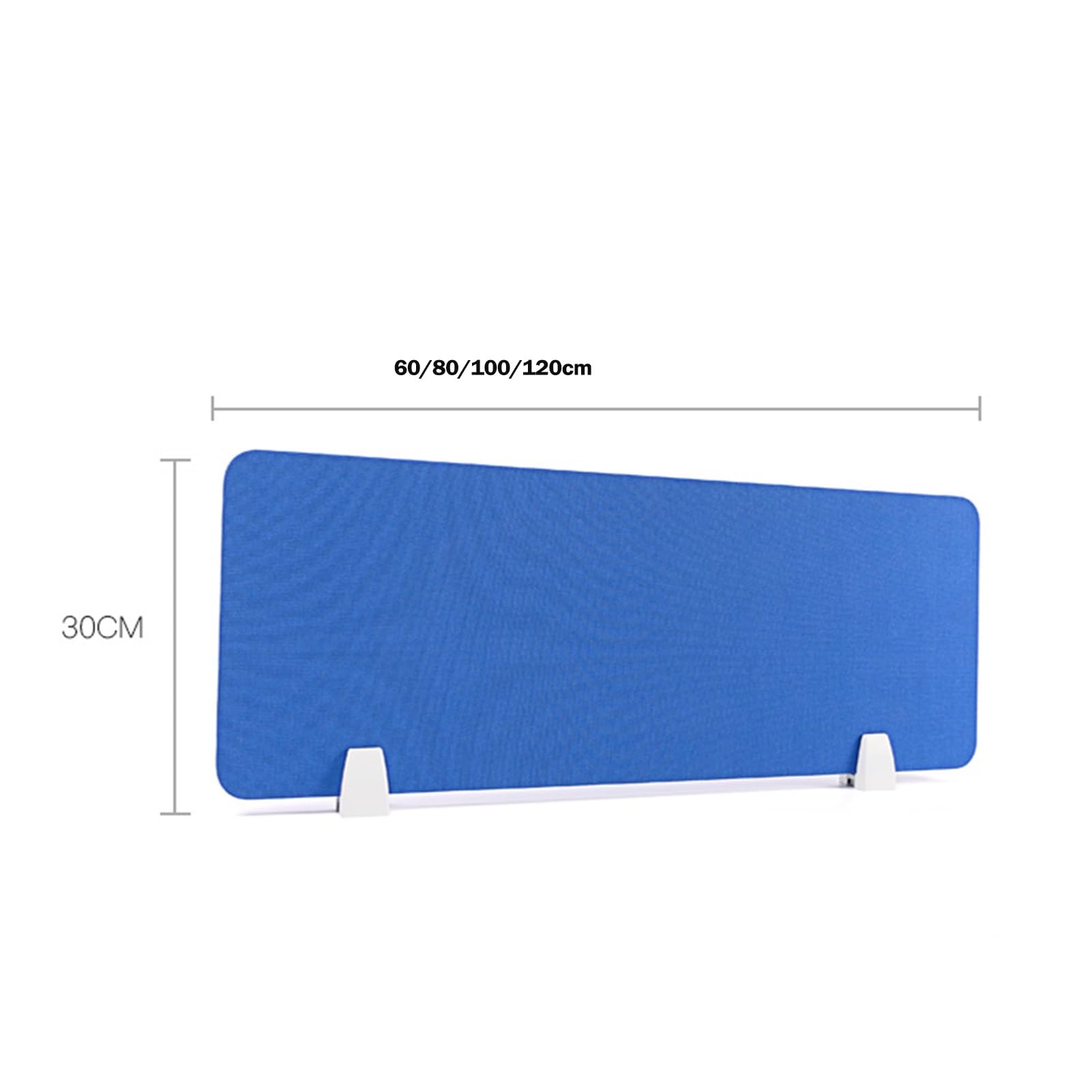 Pannello fonoassorbente rimovibile facile da installare con Eds arrotondati, verde, 100 x 30 cm, ideale per casa ufficio e Worpaces