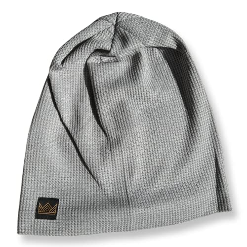 Gracie & Roo EMF Protection Hat Beanie, (Silver) One Size