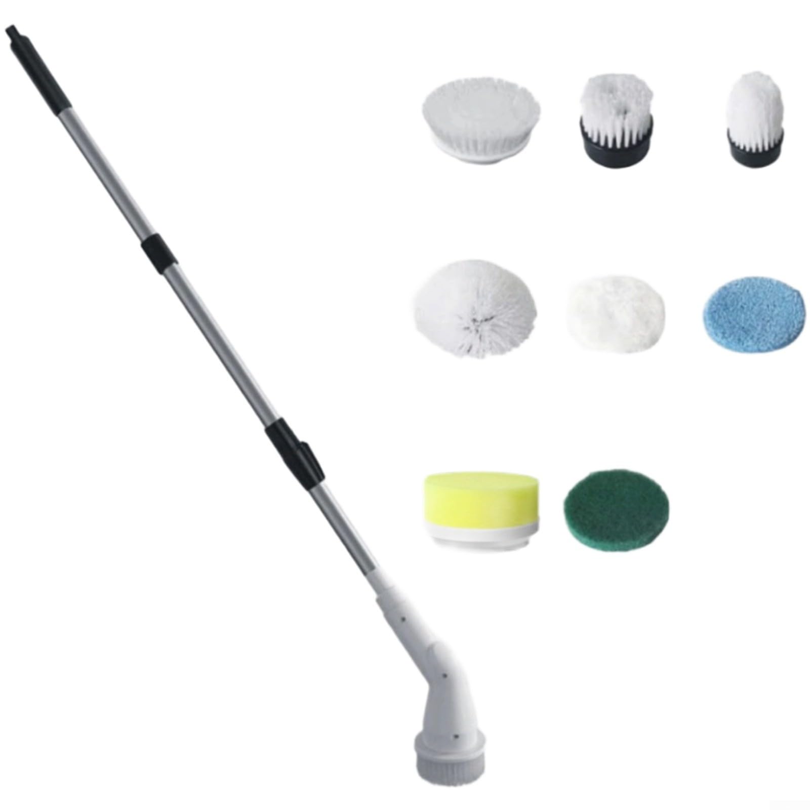 Brosse de nettoyage électrique pour nettoyer sans se baisser 124cm