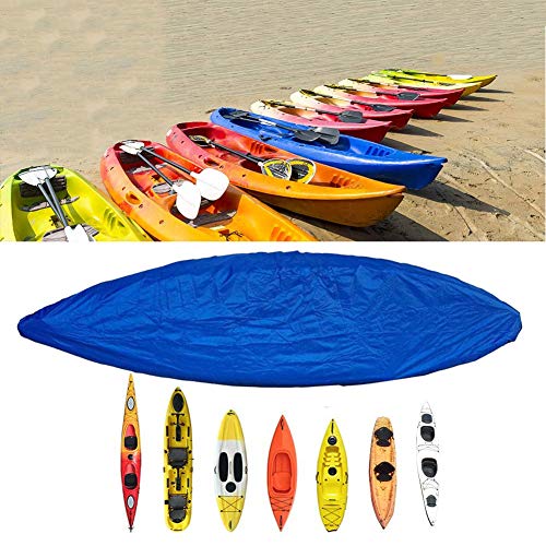 DTLEO Funda Impermeable para Kayak o Canoa,2 a 5.5 Metros, protección contra Rayos UV protección Solar, para Barco Kayak y Canoa 7 tamaños,5m