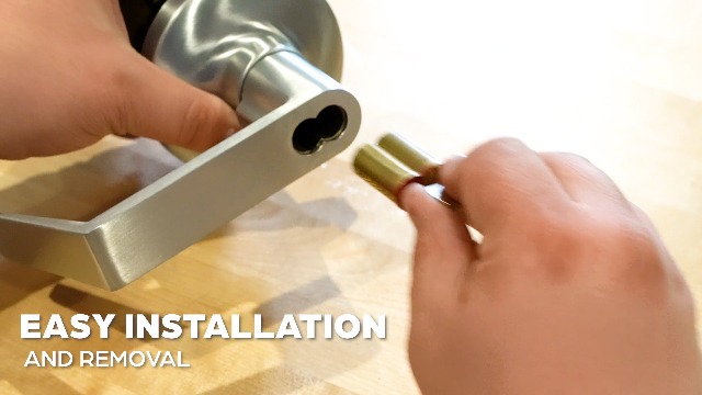 Summit Doorware SFIC Construction Core 7 Pin Red | Best IC Core