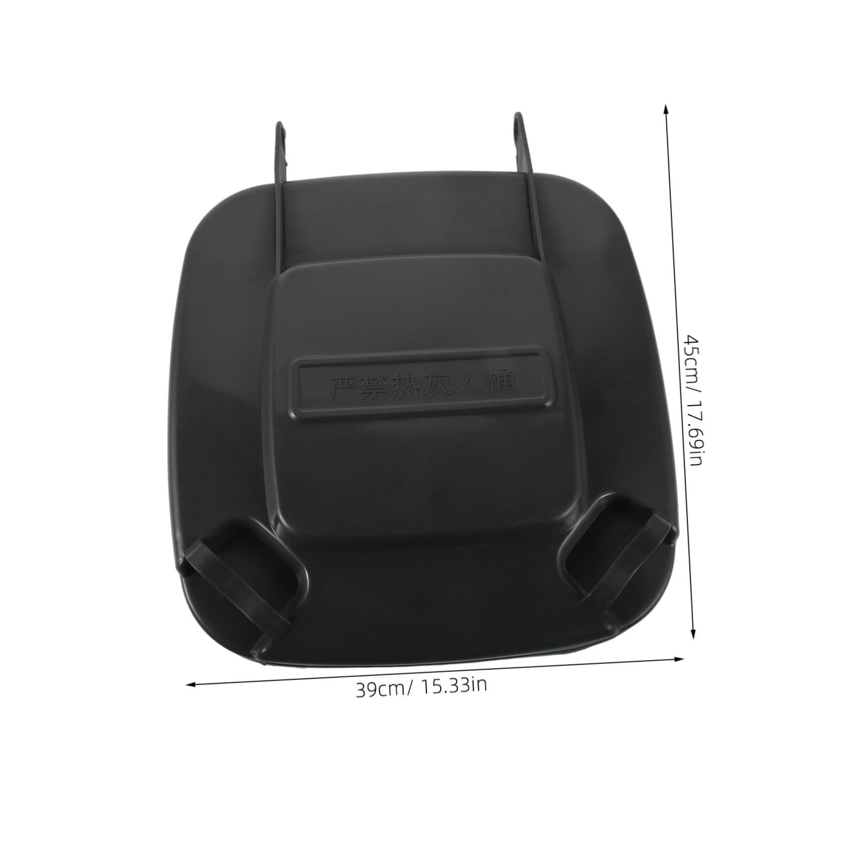 PRETYZOOM Trash Bin Lid Replacement Plastic Cover for Garbage Can Ergonomic Design for Indoor Outdoor Use Versatile Aesthetics Fits Kitchen Office Waste Bins