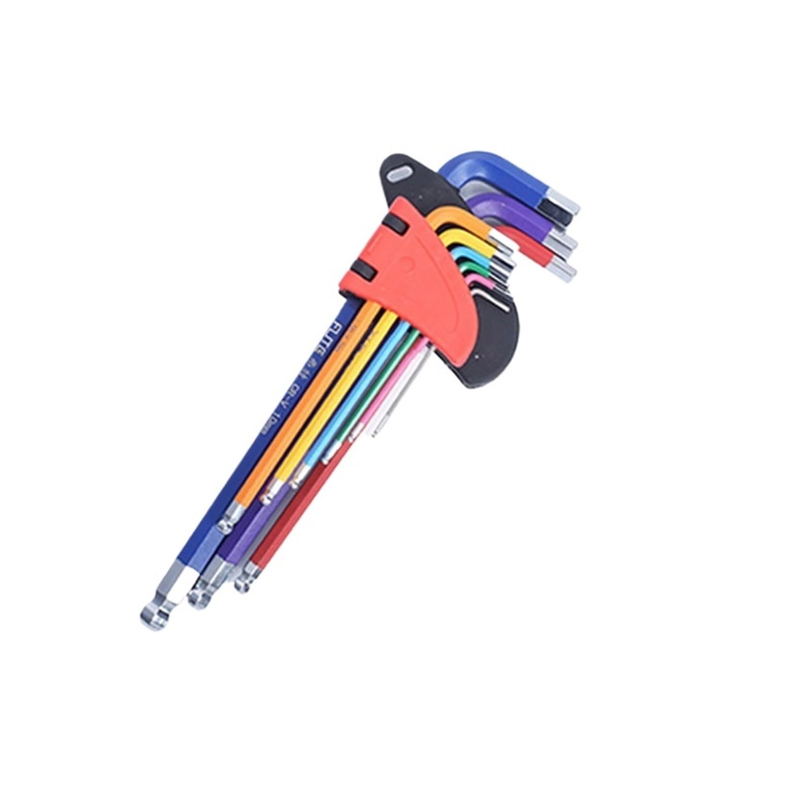 Zestaw kluczy imbusowych L do śrub imbusowych 9 sztuk Zestaw kluczy imbusowych z długim ramieniem 1,5 mm do 10 mm Klucze imbusowe Narzędzia ręczne do naprawy rowerów(HEX KEY SET SHORT)