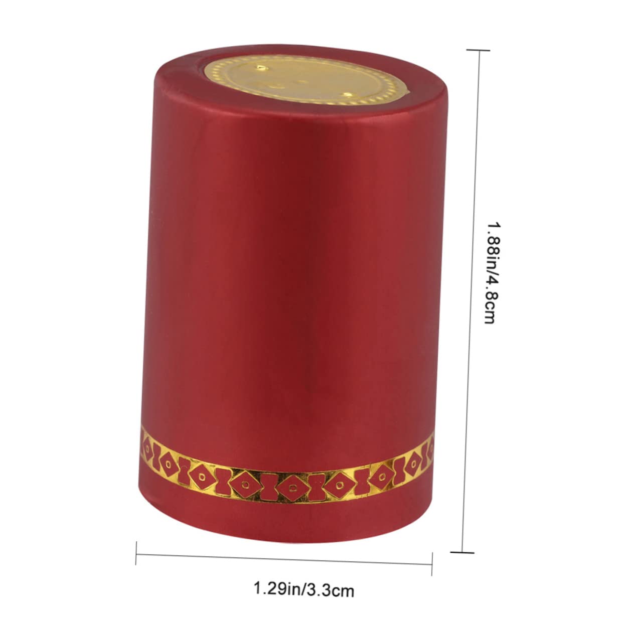 OSOLADY 200pcs Red Wine Cap Wine Bottle Corks Wine Shrink Tabs Wine Shrink Sealing Cap Bar Wine Bottle Cover Heat Shrink Cap Heat Shrink Wine Bottle Wine Bottle Shrink Tops Plastic