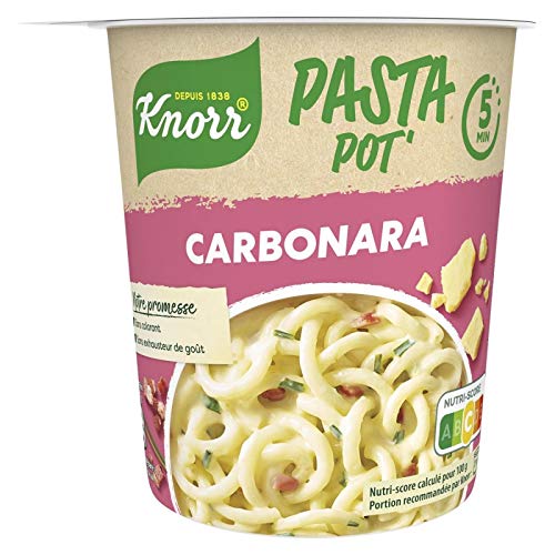 Knorr - Mi 71G Carbonara Pasta Pot - Lot De 4 - Precio Por Lote - Entrega Rápida