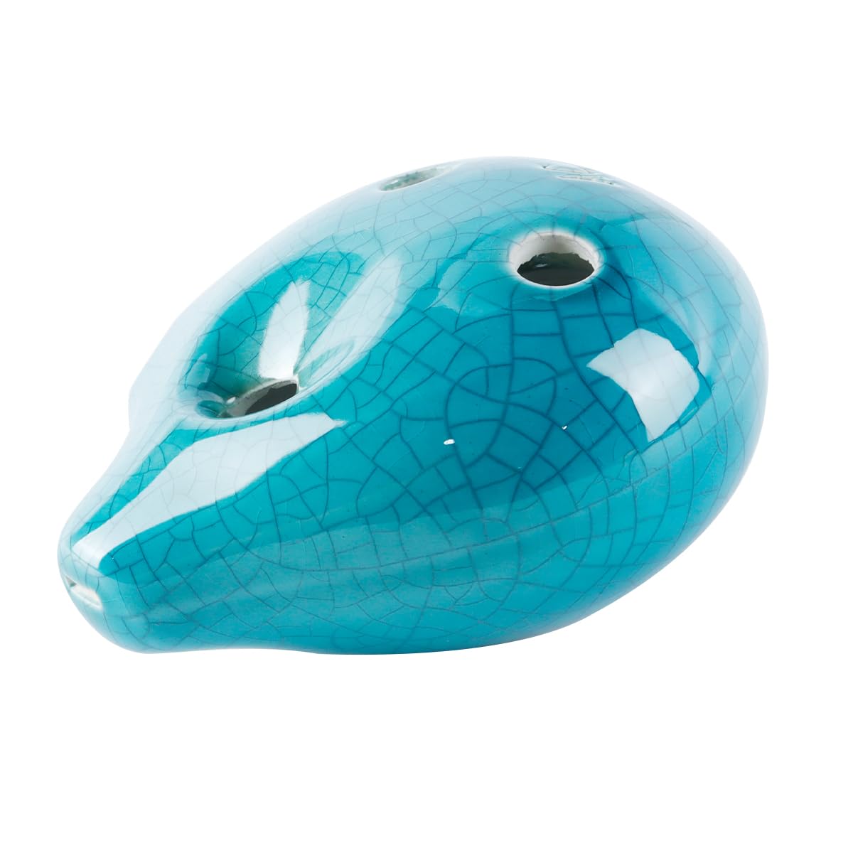 Alnicov 6 gaten Ocarina, Alto C Keramische Smokey Brown Ocarinas, Geglazuurd keramiek, mooi ontwerp, perfect voor beginners