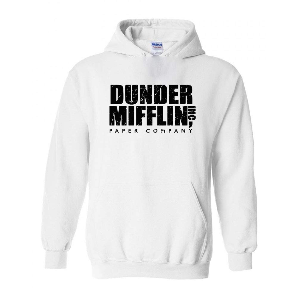 Dunder Mifflin Paper Companty Vintage Distressed TV Parody Pullover Hoodie