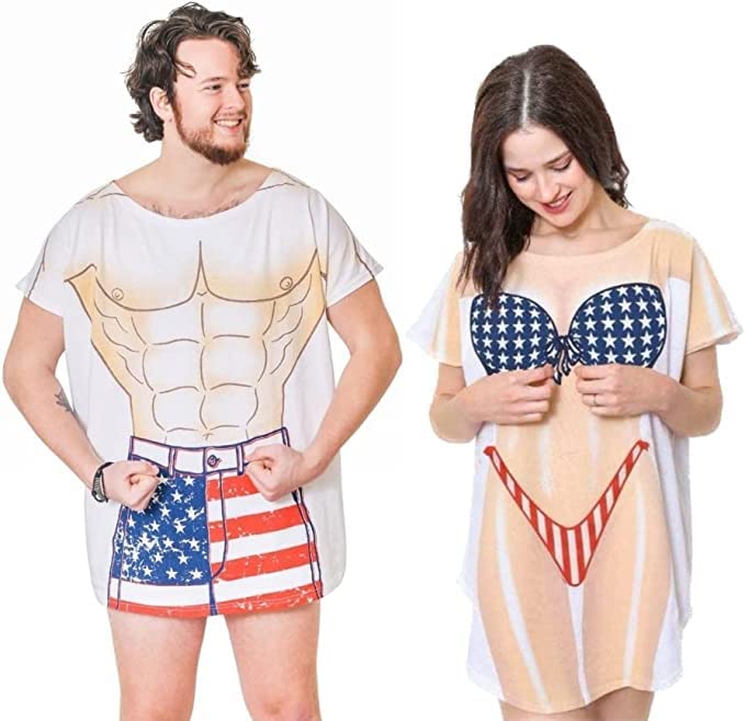 LA Imprints Original Bikini Body Swimsuit Shirt Cover Up - Funny Beach Cover Ups for Couples as1 Alpha