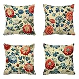 【DESIGN UNICO】Le nostre cuscini divano sono caratterizzate da una stampa fronte-retro. Semplice ed elegante, il design del cuscino decorativo per divano dai colori tenui è adatto per arredare diversi ambienti: camera da letto, soggiorno moderno, auto, giardino, ecc. I nostri copricuscini divano presentano una varietà di motivi tra cui scegliere.