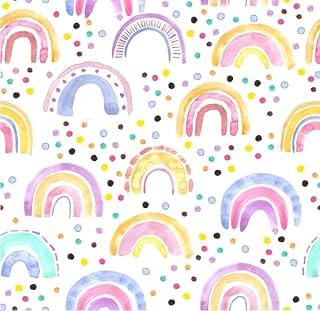 Rainbow Wallpaper,118.1 * 17.71 inches Thicken Colourful Peel and Stick ...