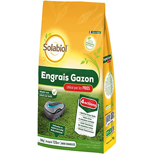 Engrais gazon professionnel, sac de 5 kgs