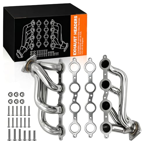 Exhaust Headers Compatible with 2002-2016 Chevy Silverado 15