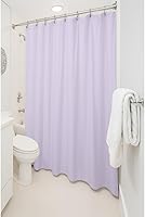 Vista 23 de Dependable Industries inc. Essentials Forro magnetizado de cortina de ducha para baño con ojales de metal, impermeable (rojo)