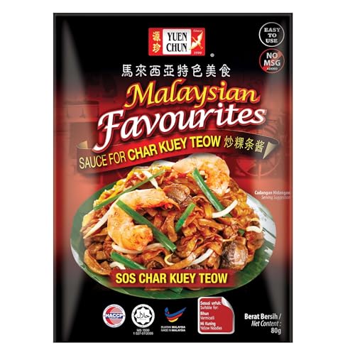 Salsa preferita malese per Char Kuey Teow, 80g ciascuno, Halal, Scadenza: 29 giugno 2024