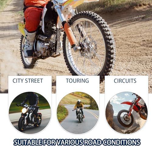 Image of 2 Pack 2.75 /3.00-17 Heavy Inner Tube, 80 /90-17 Replacement Tire | 17 Inch Inner Tube, for Dirt Bike Motorcycle Replacement Mini Pit Bikes, Off-Road Motorcycles and More