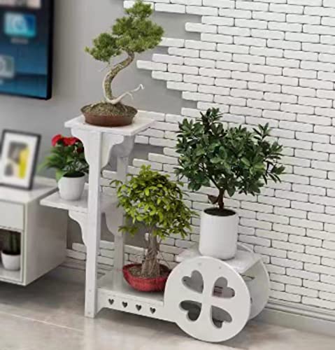 NOALED Soporte para Flores, Soporte para Flores de múltiples Capas Que Ahorra Espacio, Soporte para macetas de pie, Soporte para Flores suculentas en el balcón de la Sala de Estar Interior