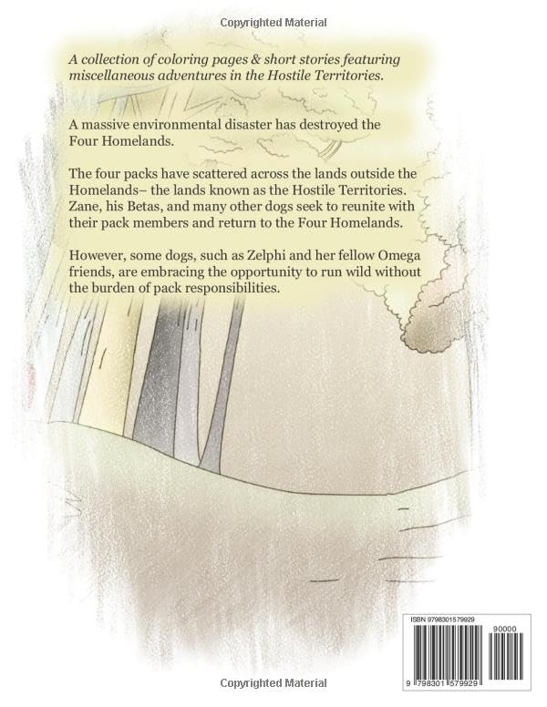 Planet Canidae: Entries 1-8 (Coloring Pages & Short Stories)