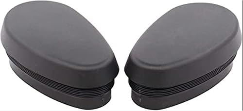 Juego de tapas ovaladas para estribos laterales tubulares, juego de tapas de repuesto para Dodge Ram 2009-2020 con escalones laterales tubulares