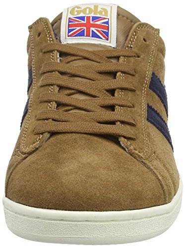 Image of Gola Equipe Suede - Sneakers for Men - Contrasting Wingflash - Heel Return - Durable Cupsole - Low Silhouette