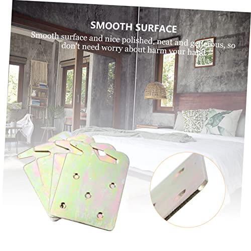 Support de rail de lit et quincaillerie de fixation cadre 4 pièces - 6