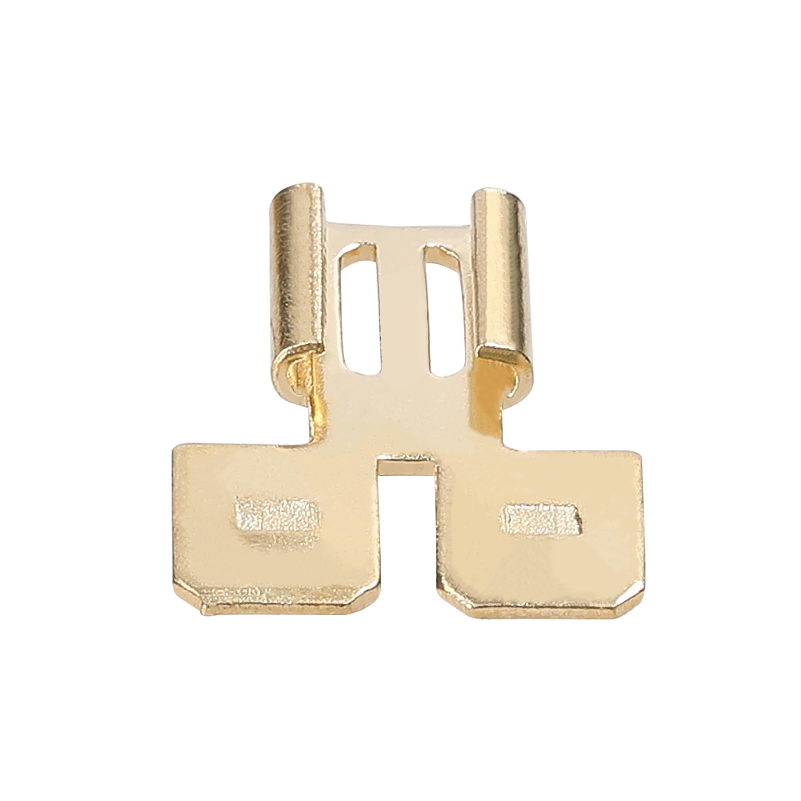 Brass ELECTRICALLY THERMALLY Conductive Double Spade CONNECTORS Set ADAPTERS KIT 8PCS 30PCS Gold DIY Power Equipment (8pcs)