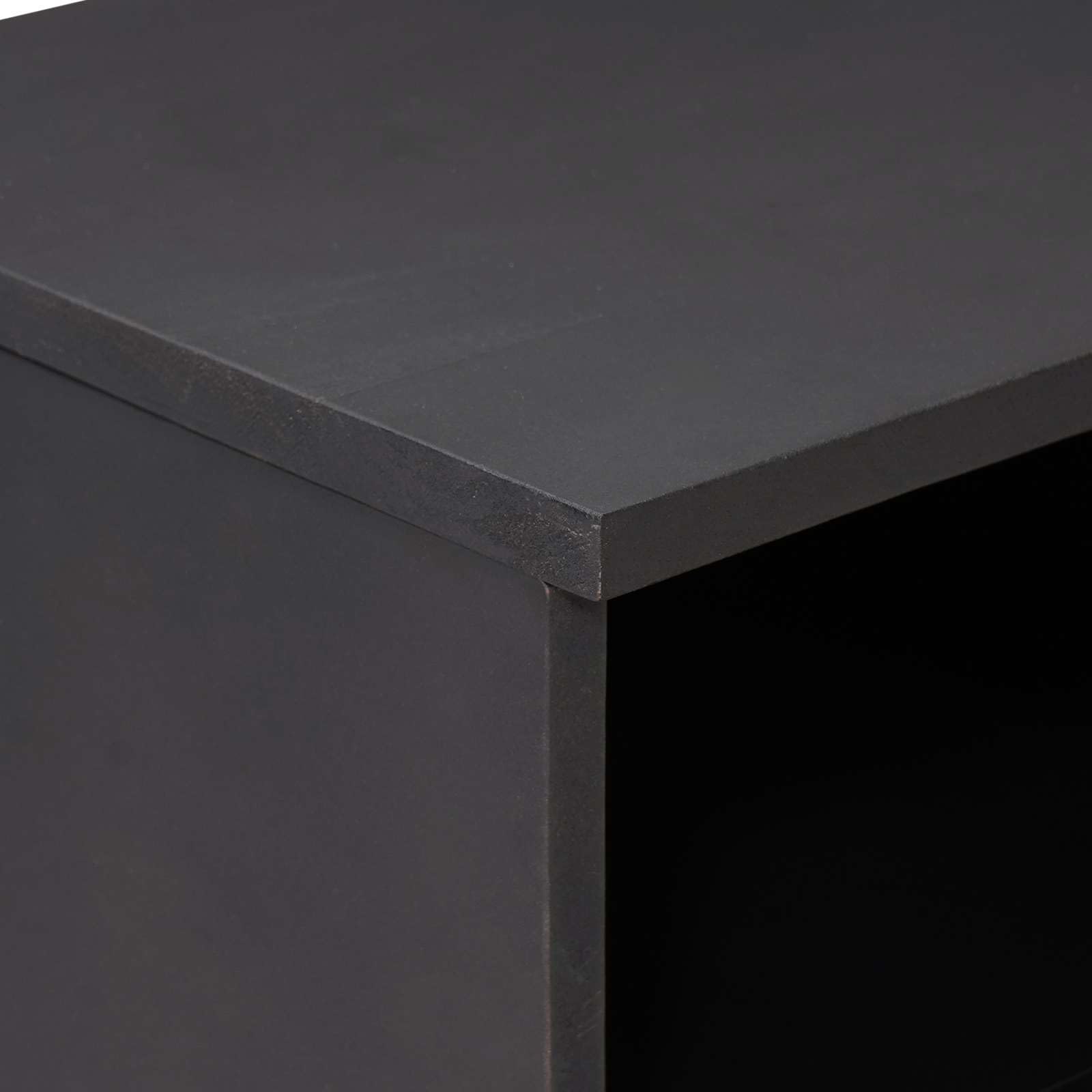 Mueble de almacenamiento multicolor de madera de mango macizo, 100 x 33,5 x