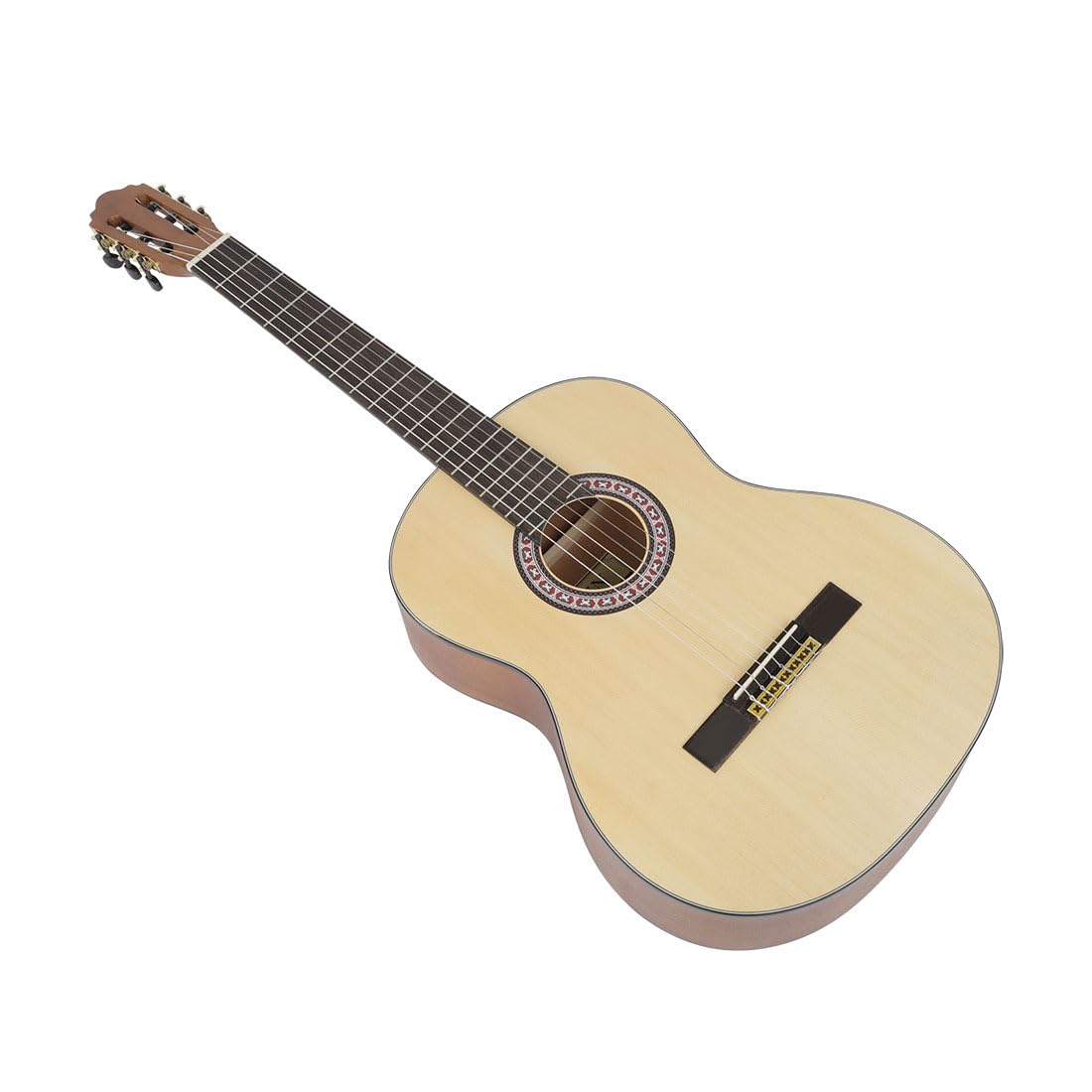 Chitarra classica, Chitarra acustica in abete rosso, Chitarra acustica per principianti, Chitarra classica con angoli arrotondati, Chitarra d'angolo mancante per adulti, Strumento musicale, Chitarra