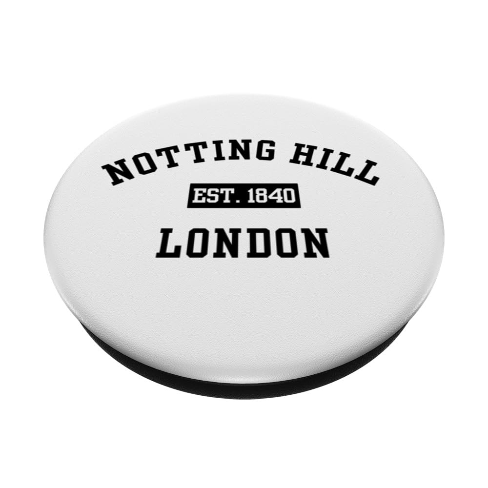 Notting Hill London Est. 1840 PopSockets Swappable PopGrip, Black - Image 2