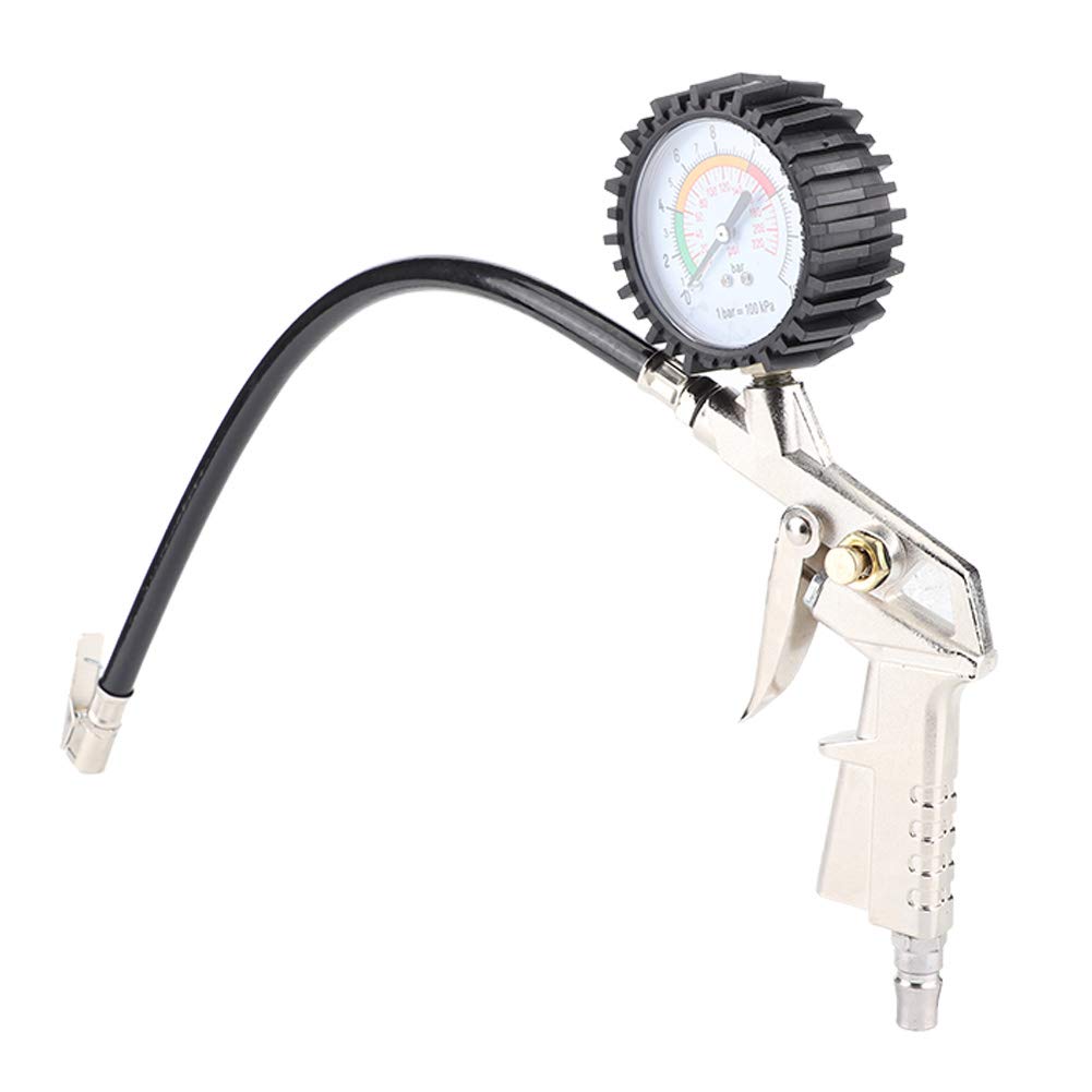 Multifunctional Car Automobile Tire Pressure Gauge Inflator Pump Gun