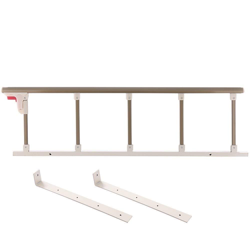 Barre d'assistance de lit pliante 120 cm pour personnes âgées - Garde-corps métal