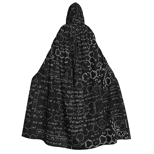Cape durable pour cosplay et costume de sorcière d'Halloween avec capuche EdWal