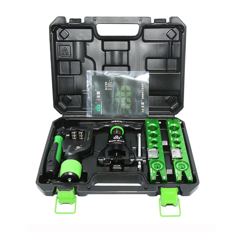 Kit de expansor de tubo profesional de 6-19MM, aire acondicionado Manual, tubo de cobre, escariador excéntrico métrico para un funcionamiento eficiente
