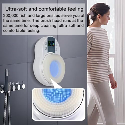 Brosse à dos électrique contre les impuretés du dos pour la douche - 4