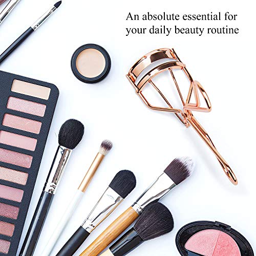 Compact Eyelash Curler for Women Designed to Dramatically Curl Eyelashes - Premium Eye Lash Curler That Does not Pinch or Pull Your Lashes - Thumbnail 6