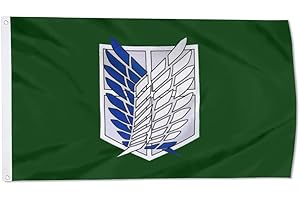 Attack on Titan Survey Corps Flag: Join the Scouting Legion!