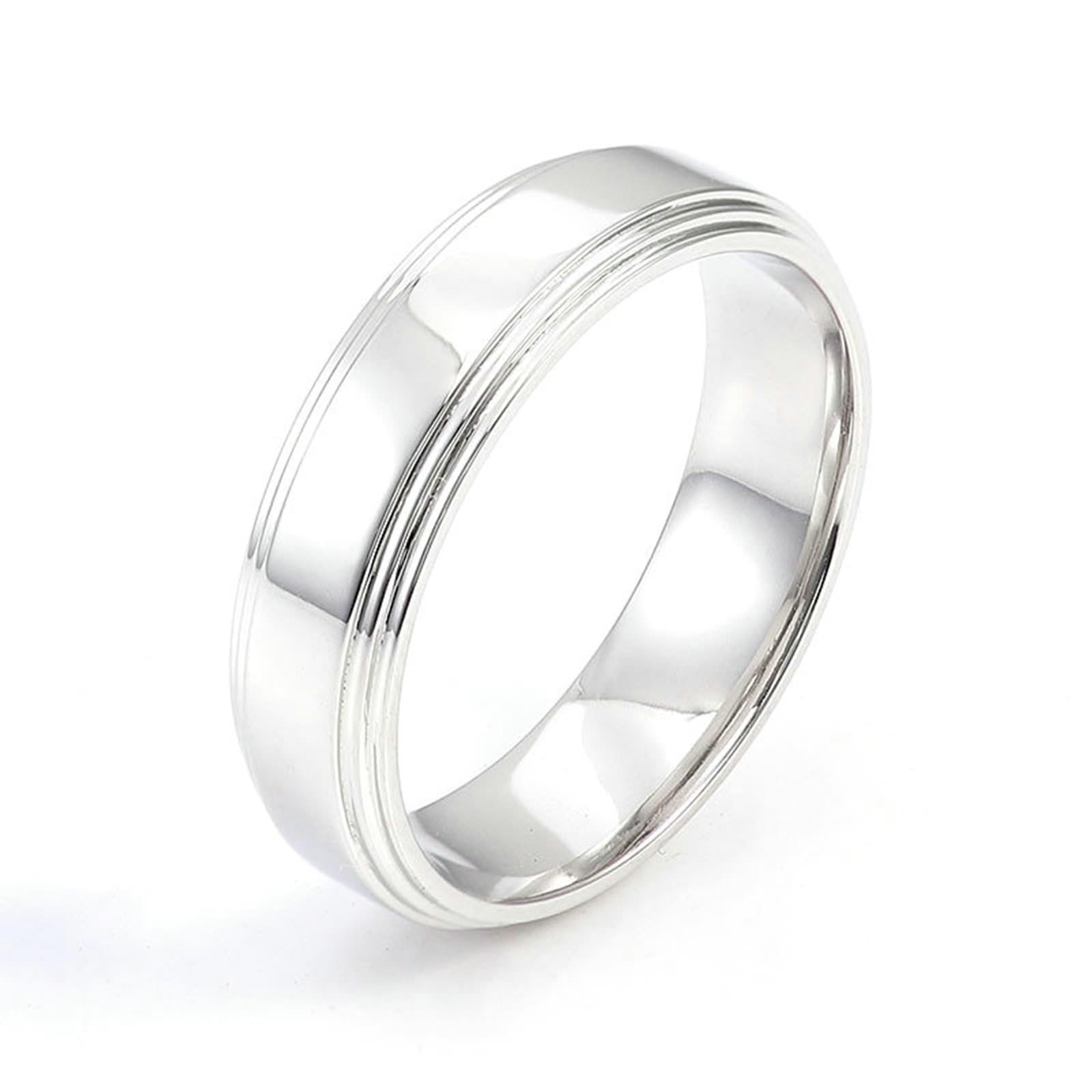 Wycian Anillo de hombre ajustable, anillo de boda para hombre, oro amarillo de 9 quilates, apto para graduación, compromiso, amistad, con grabado