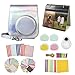 MUZIRI KINOKOO mini 11 - Custodia protettiva per Fujifilm Instax mini 11 con 8 accessori utili kit borsa fotocamera, 4 filtri lenti e lenti selfie, argento