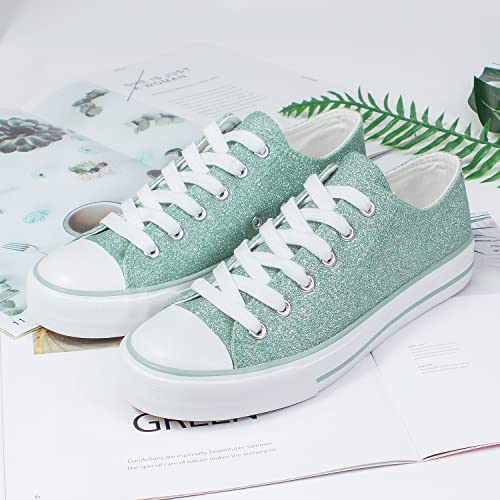 Anqila Women Canvas Shoes Low Top Lace Up Canvas Sneakers Non Slip Shoes Casual Fashion Running Lightweight Breathable Low Cut Comfortable Canvas Shoes Walking… #TOP3