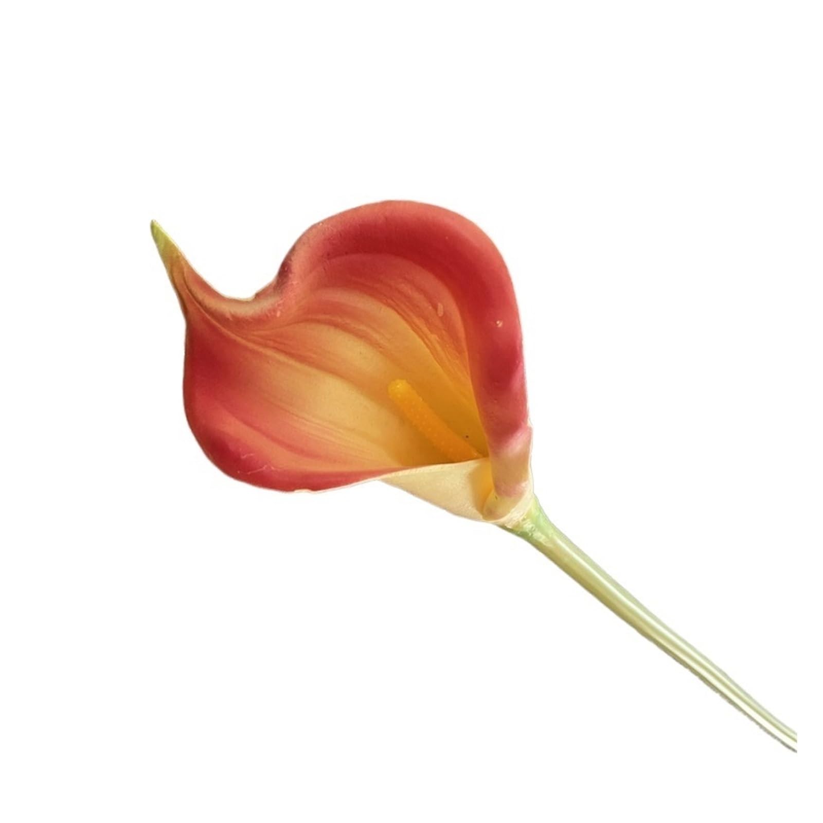 Casetlong 5Pcs Artificial Flowers Home Decorations Fake Bouquet Wedding Party Table Floral Ornaments(Dark bean paste)