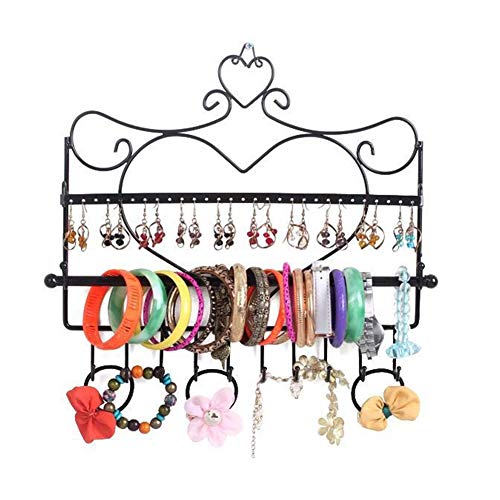 EisEyen - Soporte de Metal para Guardar Joyas, Joyas, Joyas, Collares, Pendientes, Pulseras y Otros Accesorios