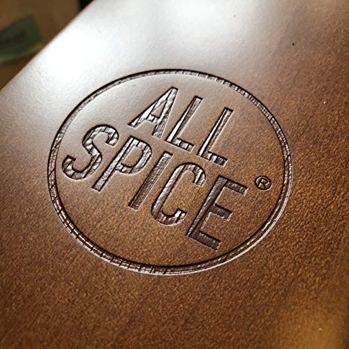 Allspice Wood Spice Rack, Includes 30 4Oz Jars- Bamboo #TOP5