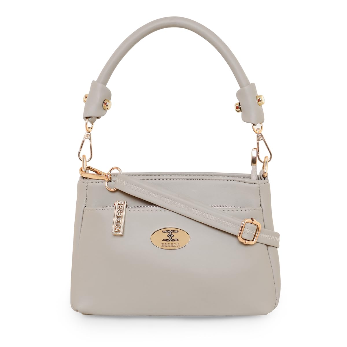 ESBEDA Grey Color Puller Solid Small Slingbag For Women (B0CKFG697Y) Amazon Price History, Amazon Price Tracker
