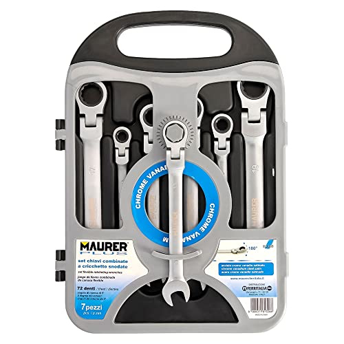 MAURER 2105995 Combinate con cricchetto 7 pezzi