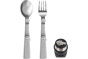 Replacement Spoon and Dinner Fork Set for Thermos Food Jar