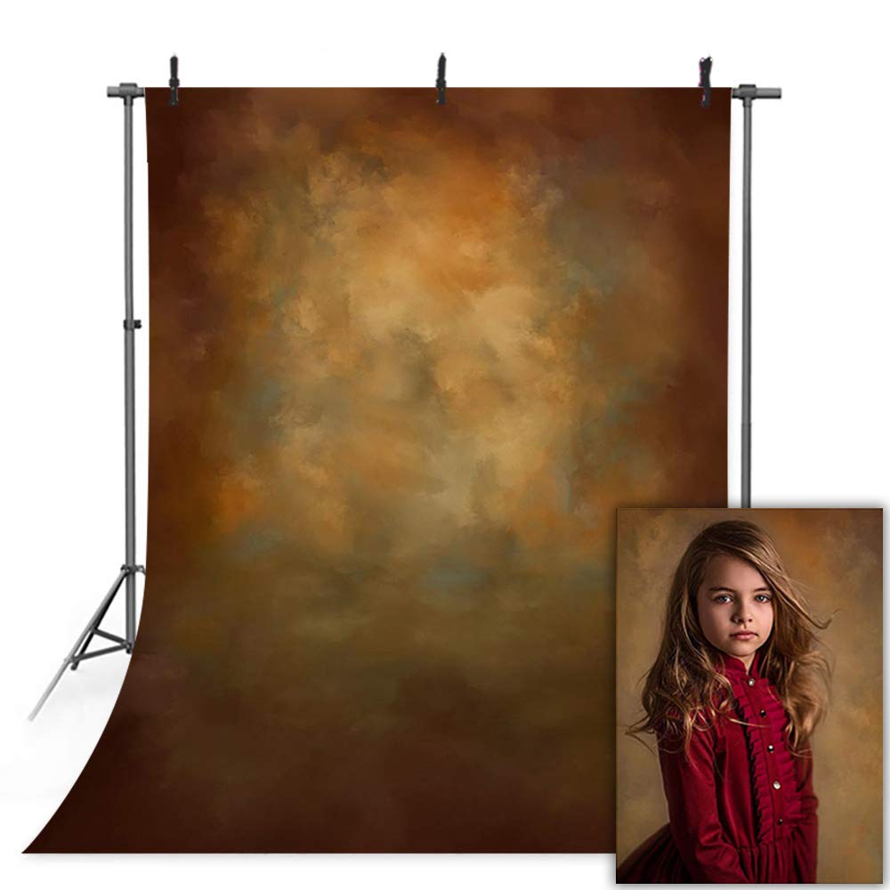 Kate 6.5x10ft/2m(W) X3m(H) Tan Backdrop Light Brown Background Portrait Photography Abstract Backdrop Photography Studio Props